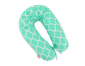 Cotton pillowcase for pregnancy pillow Longer - Marocco mint