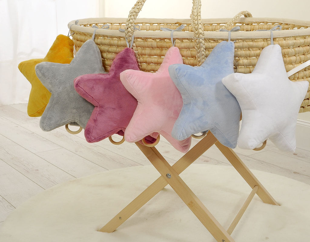 Baby music box star - grey