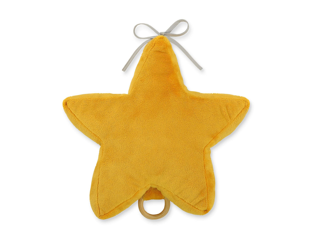 Baby music box star- honey yellow