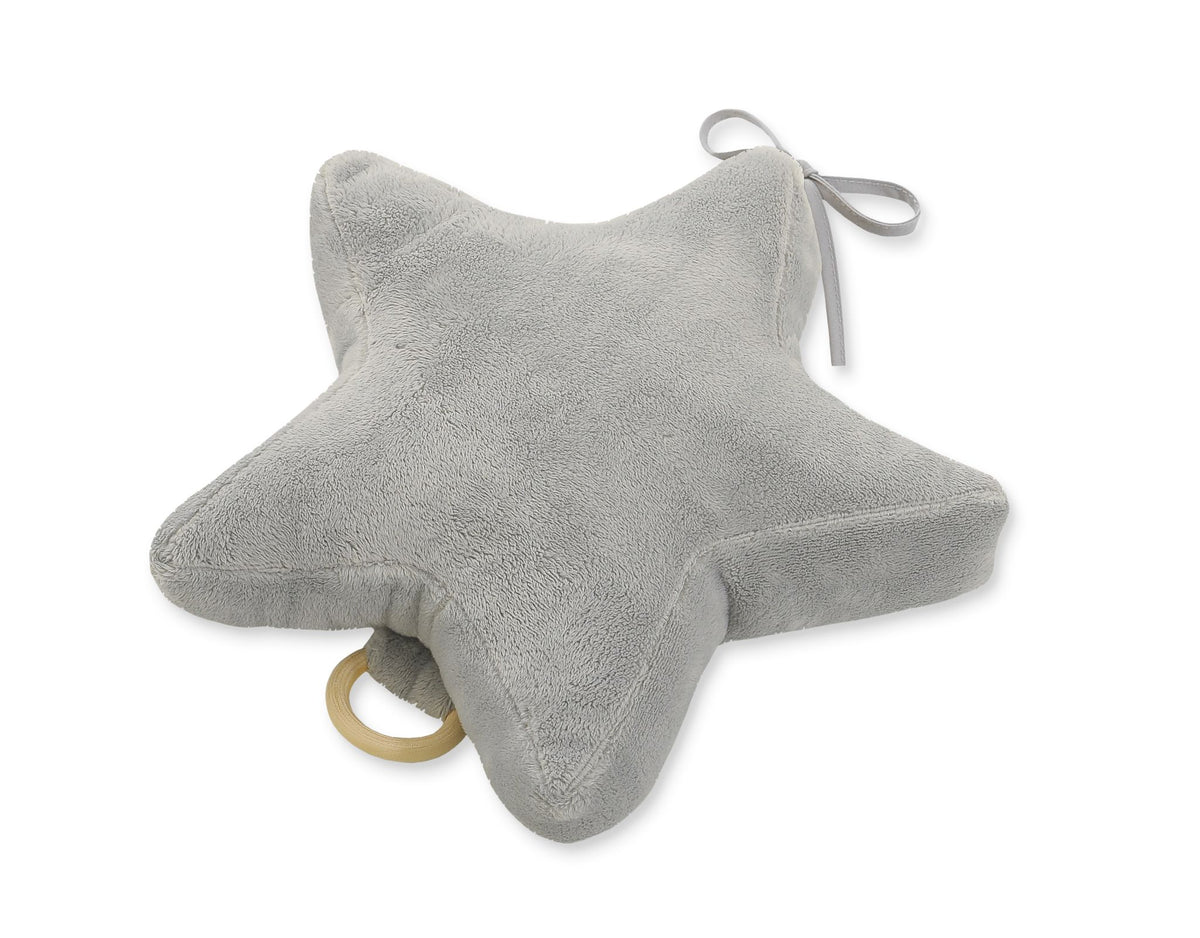 Baby music box star - grey