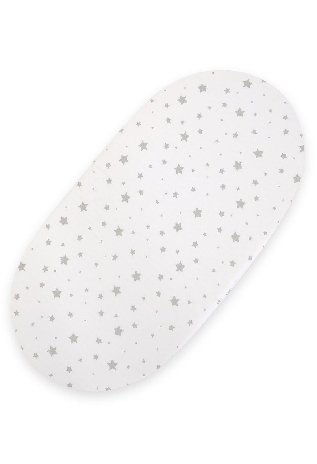 Sheet made of cotton for for prams, moses basket mattress 75x35 cm - mini gray stars