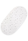 Sheet made of cotton for for prams, moses basket mattress 75x35 cm - mini gray stars