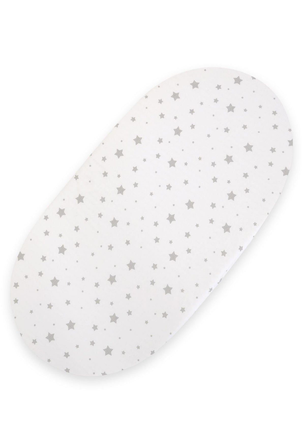 Sheet made of cotton for for prams, moses basket mattress 75x35 cm - mini gray stars