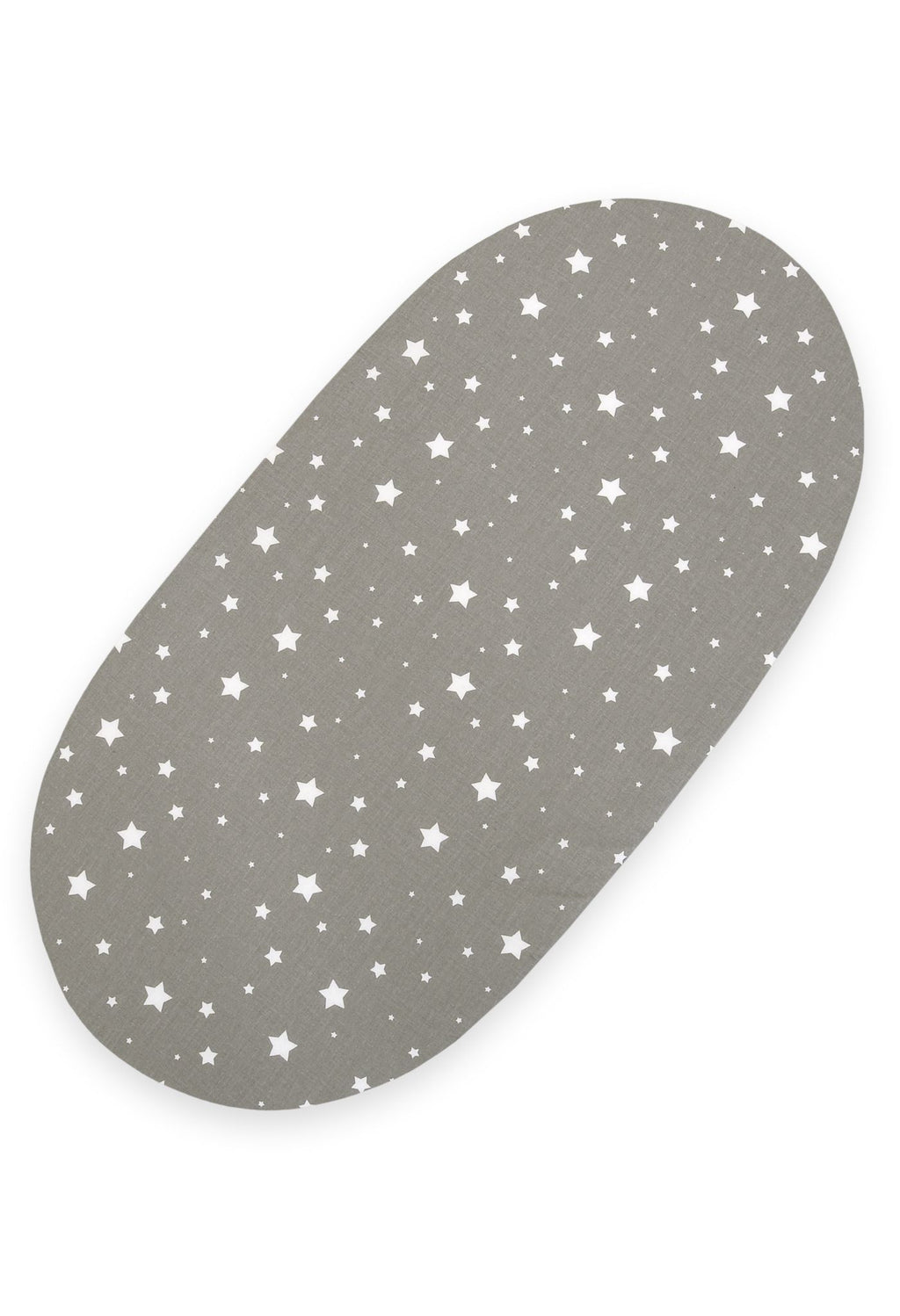Sheet made of cotton for for prams, moses basket mattress 75x35 cm - mini stars white