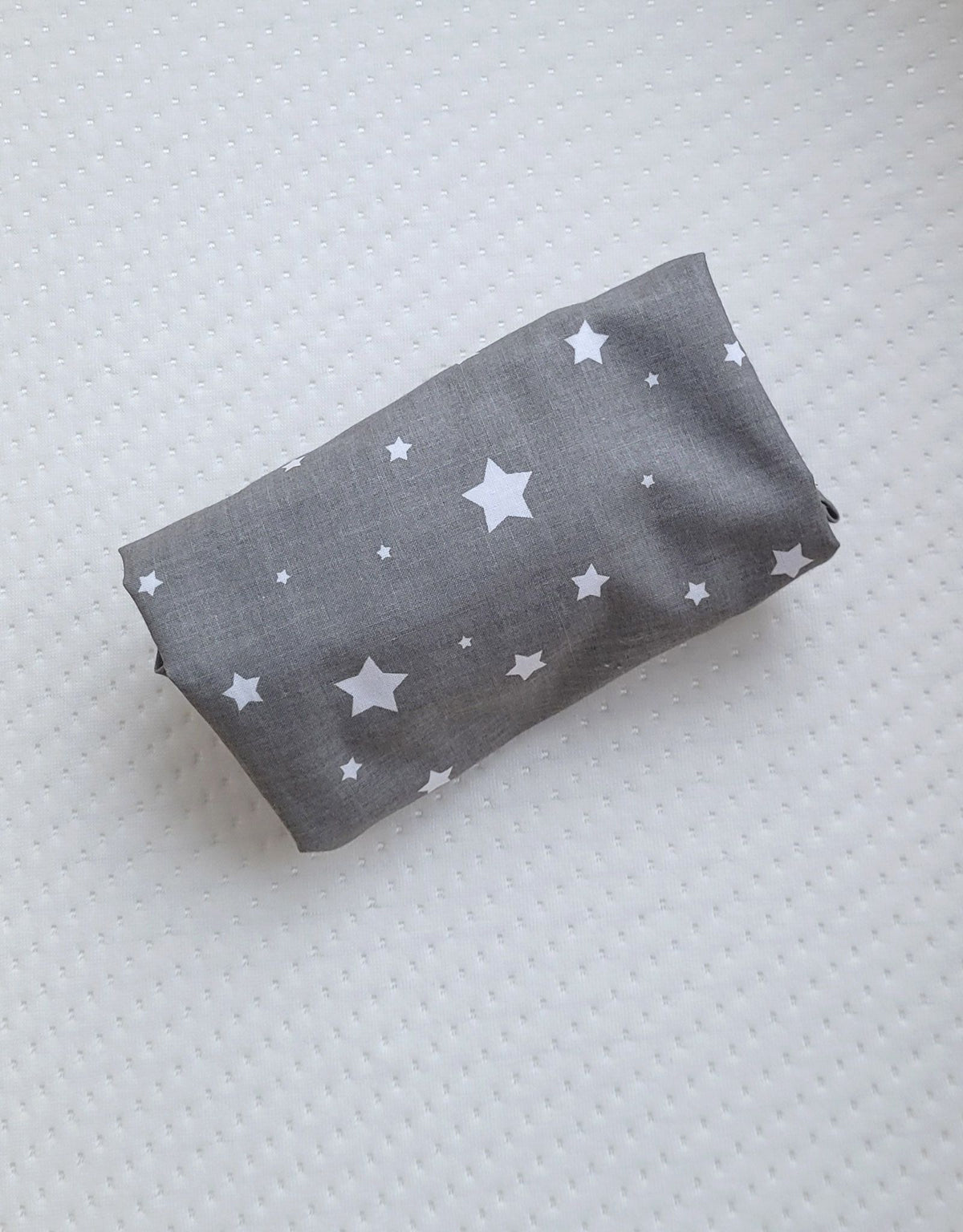 Sheet made of cotton for for prams, moses basket mattress 75x35 cm - mini stars white
