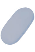 Sheet made of cotton for for prams, moses basket mattress 75x35 cm - pastel blue