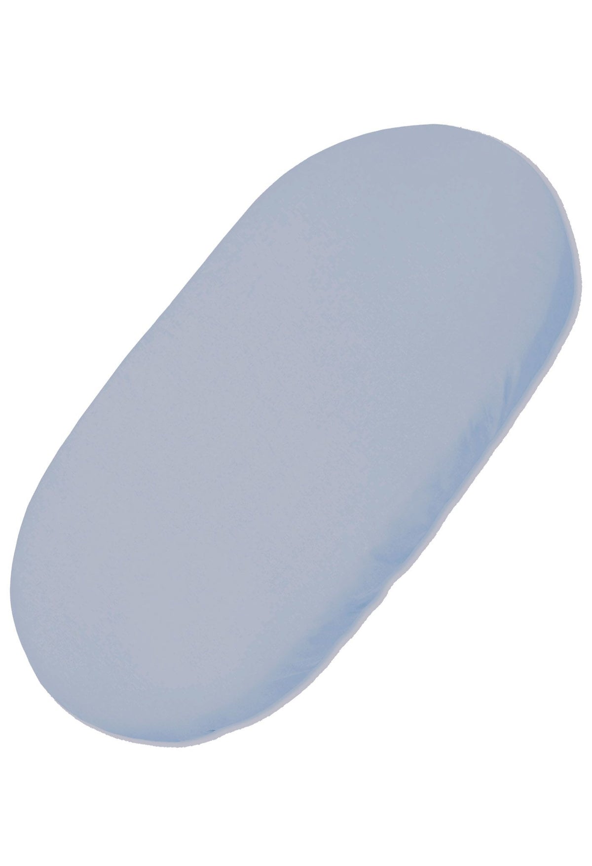 Sheet made of cotton for for prams, moses basket mattress 75x35 cm - pastel blue