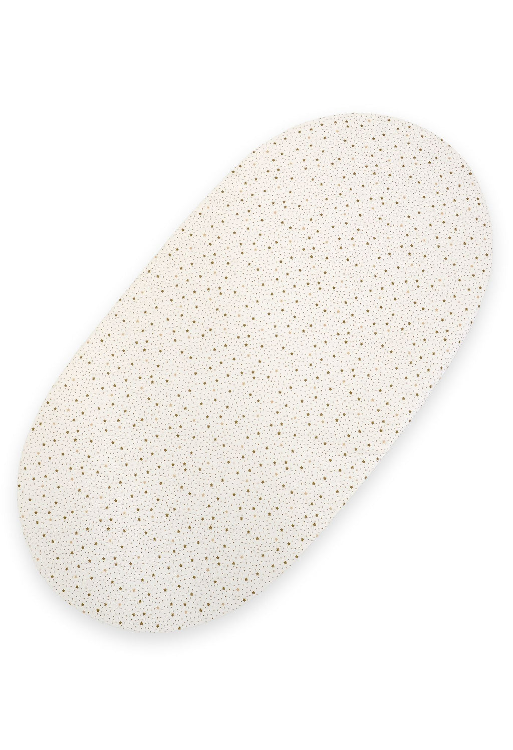 Sheet made of cotton for for prams, moses basket mattress 75x35 cm - mini gold stars