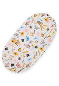 Sheet made of cotton for for prams, moses basket mattress 75x35 cm - Summer meadow