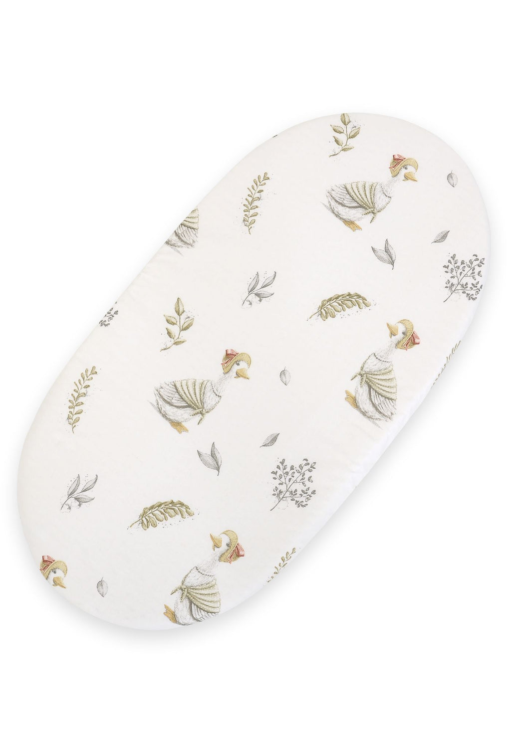 Sheet made of cotton for for prams, moses basket mattress 75x35 cm - gooses