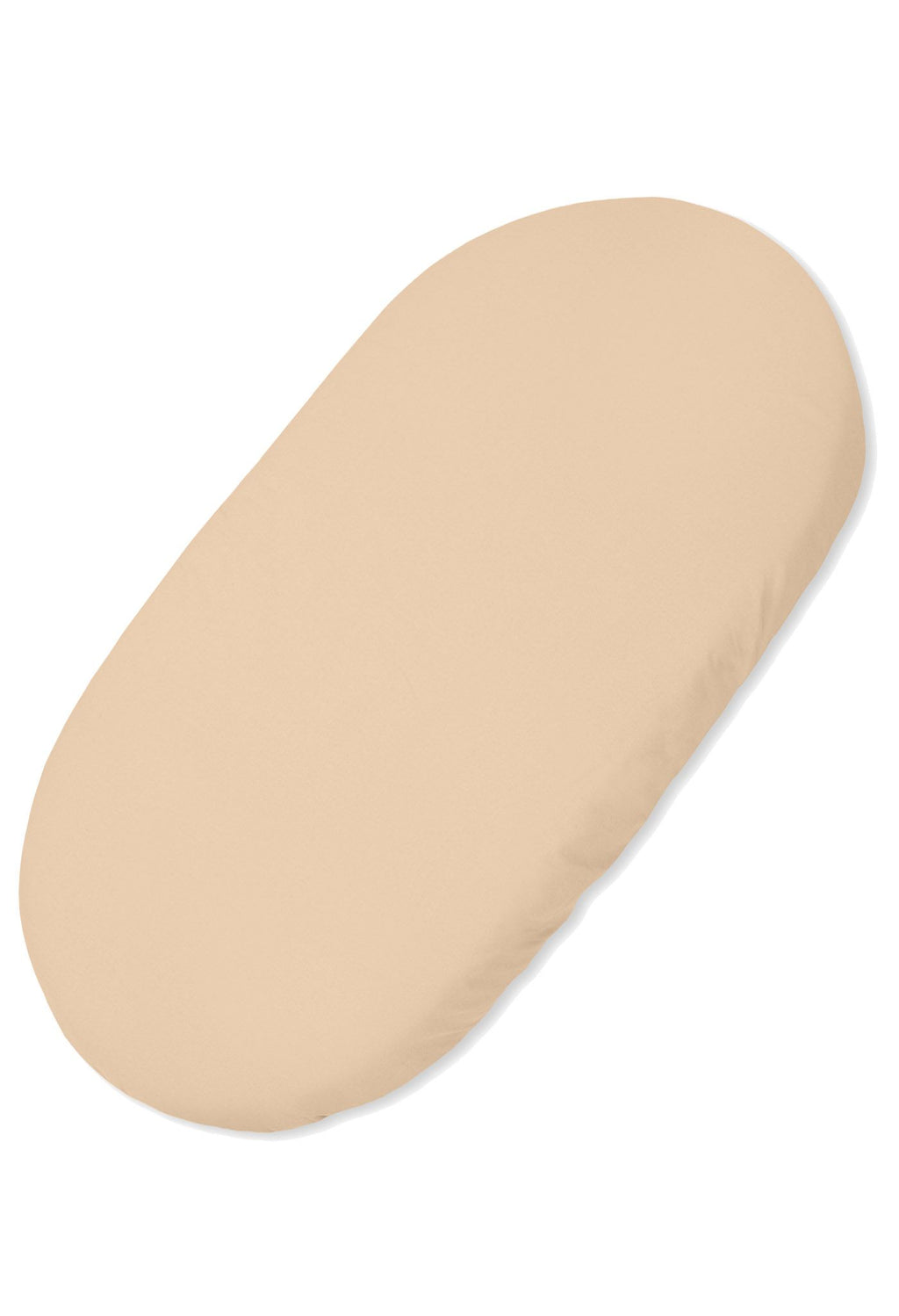 Sheet made of cotton for for prams, moses basket mattress 75x35 cm - beige