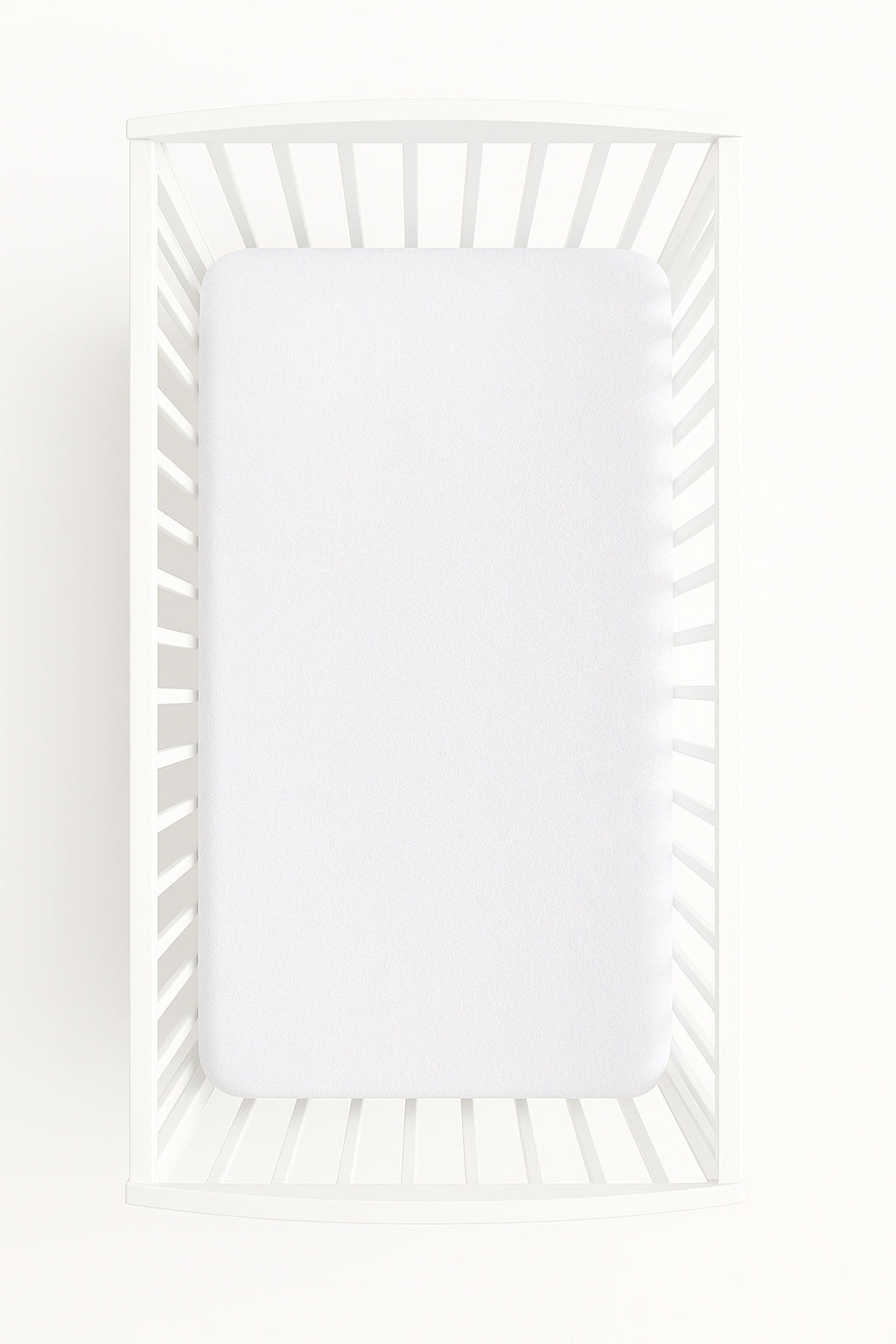 Fitted Terry Sheet 120x60 cm - white
