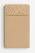 Fitted Terry Sheet 120x60 cm - light brown