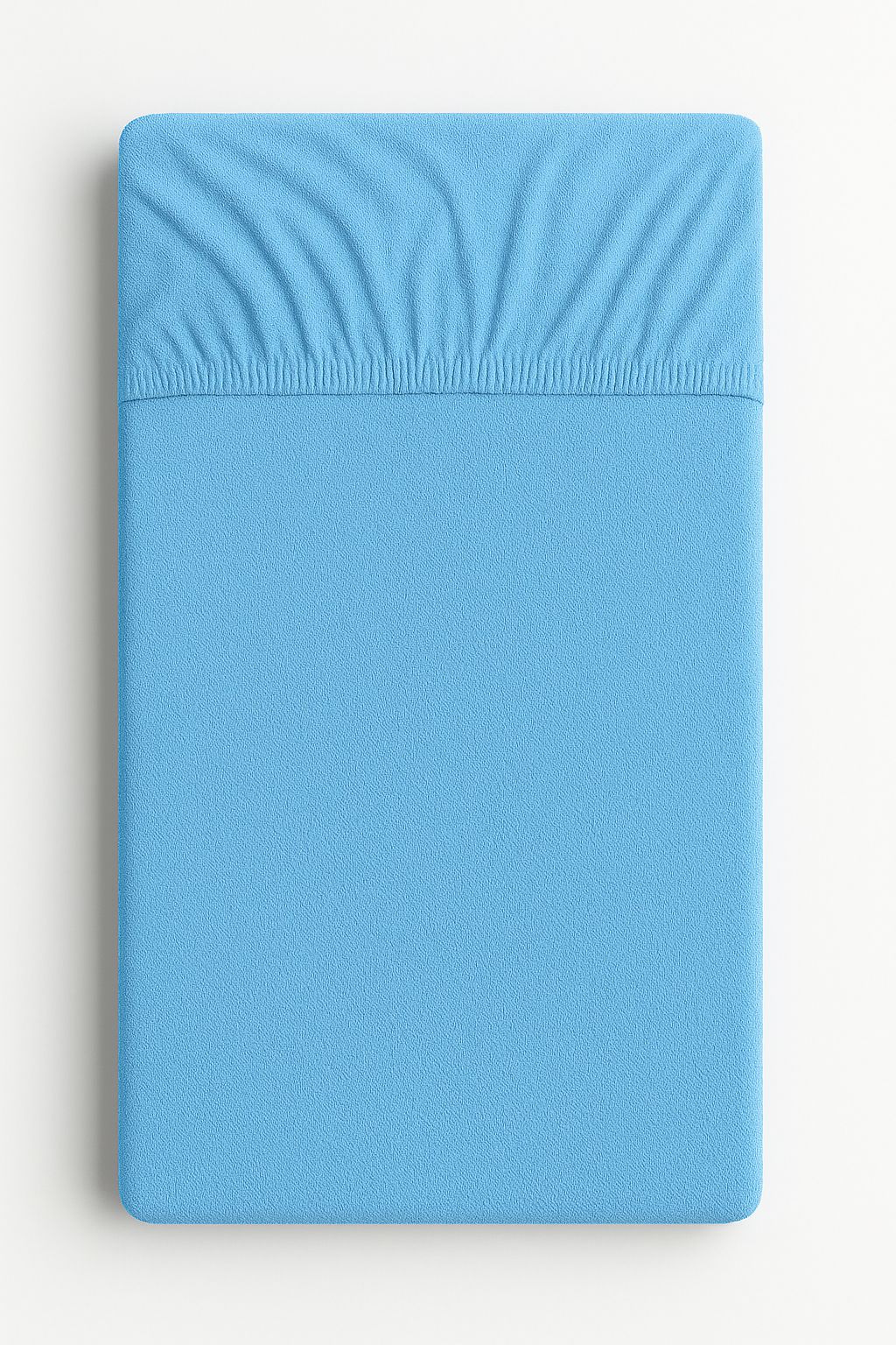 Fitted Terry Sheet 120x60 cm - Blue