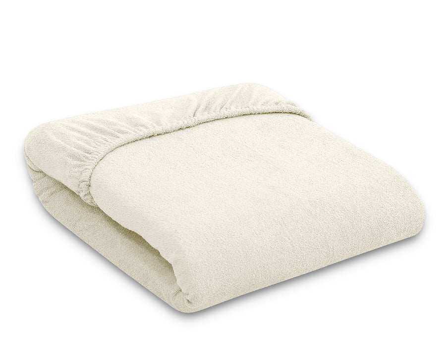 Fitted Terry Sheet 140x70 cm - Cream