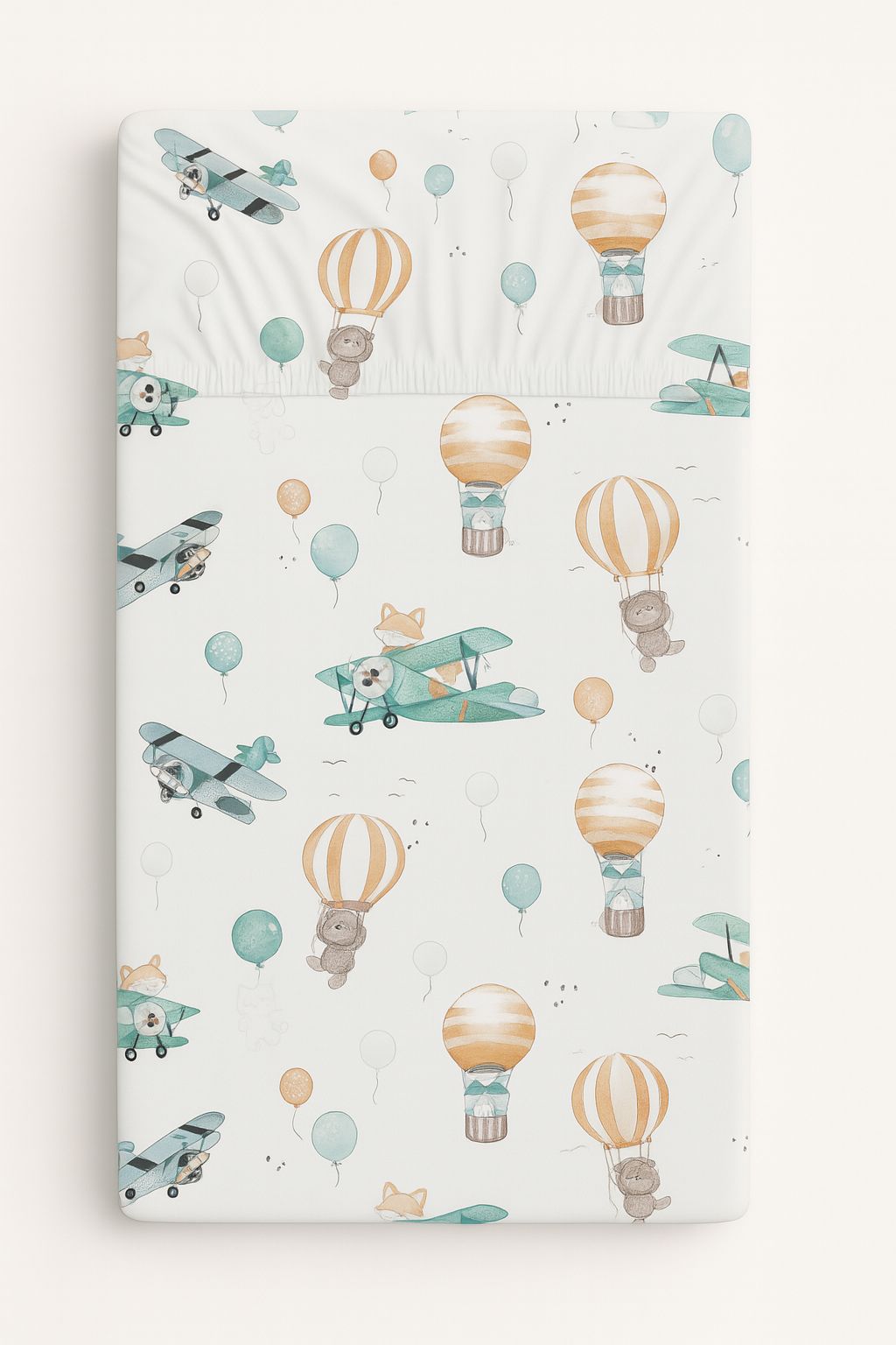 Sheet made of cotton 120x60cm - sky adventure