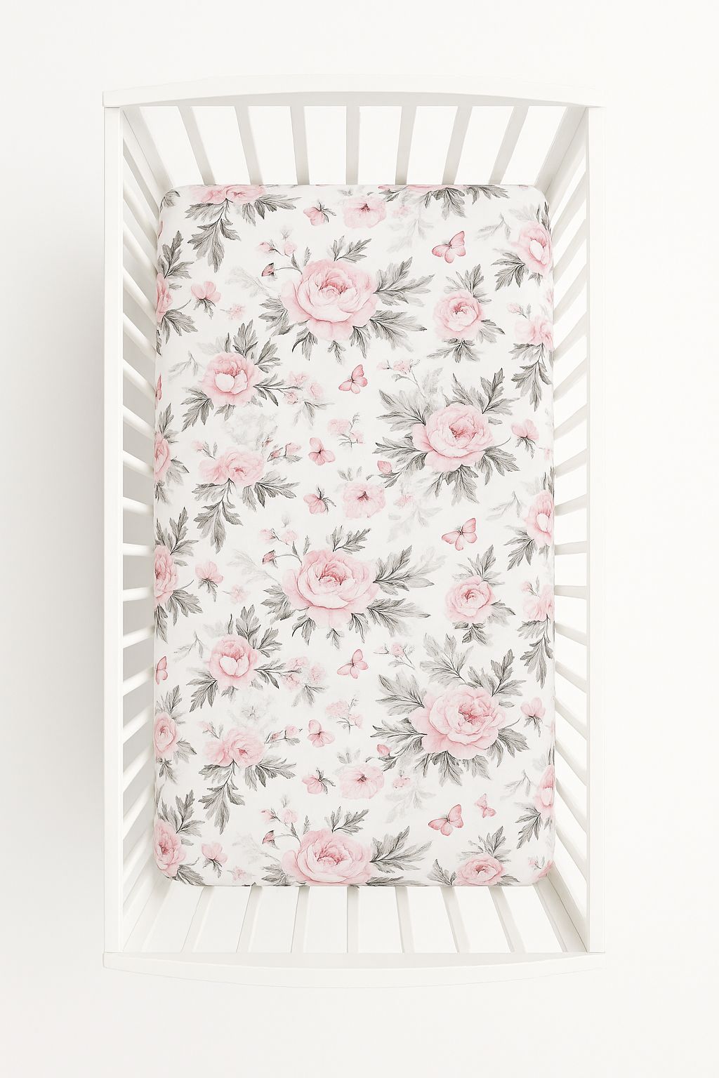 Sheet made of cotton 120x60cm - romantic peonies