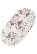 Sheet made of cotton for for prams, moses basket mattress 75x35 cm - Romantic peonies