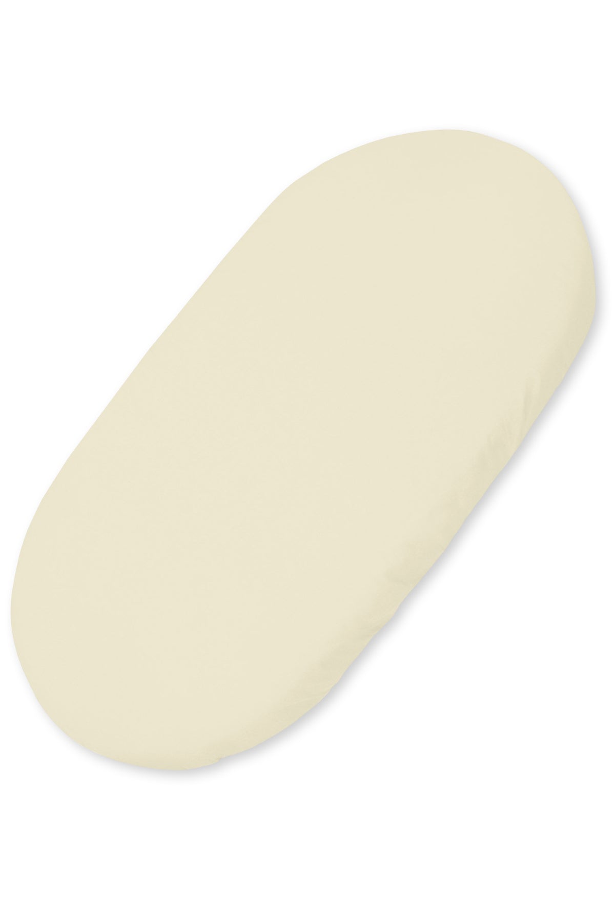 Sheet made of cotton for for prams, moses basket mattress 75x35 cm - cream