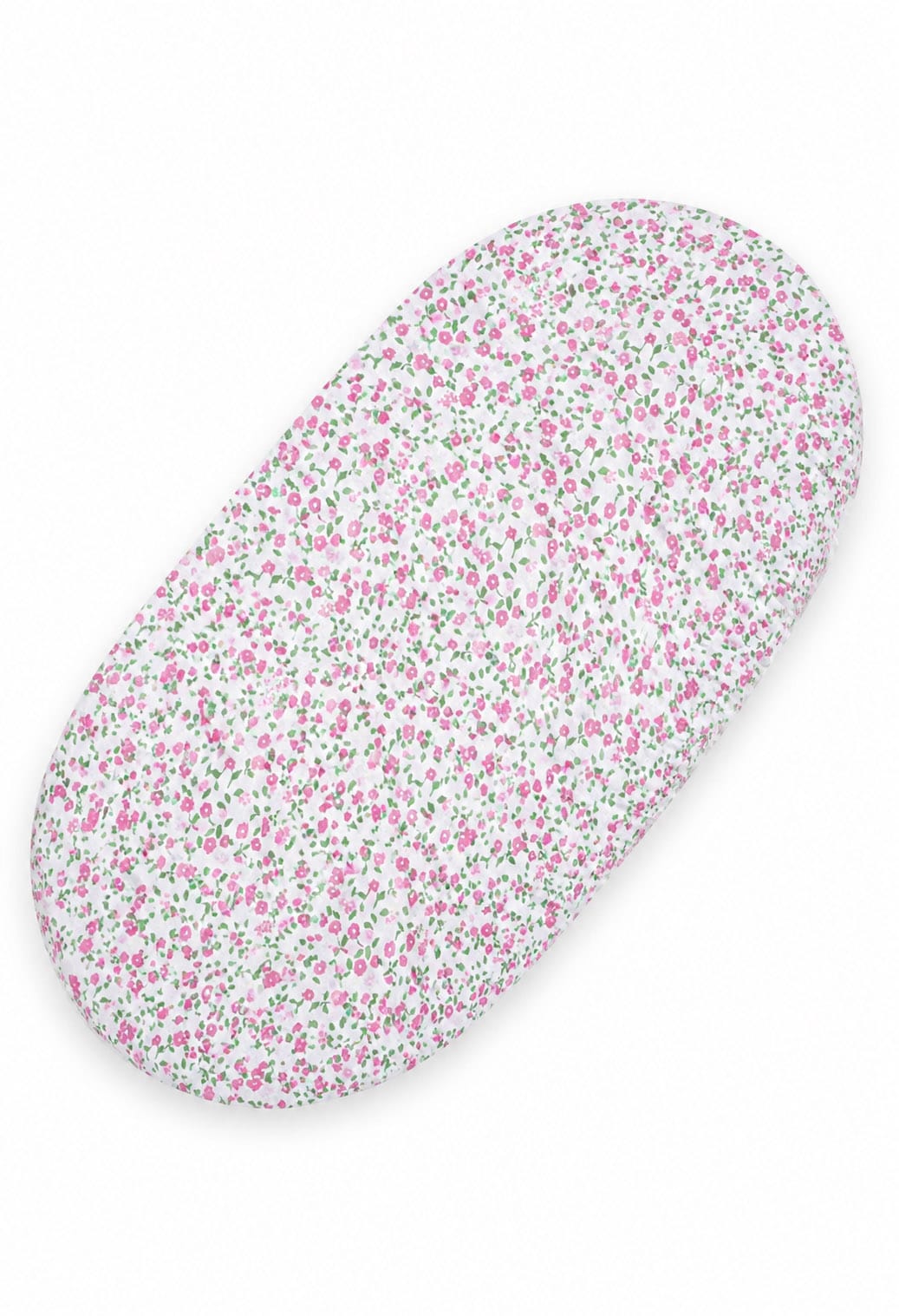 Sheet made of cotton for for prams, moses basket mattress 75x35 cm - little pink flowers