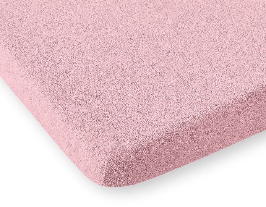 Fitted Terry Sheet 140x70 cm - old pink