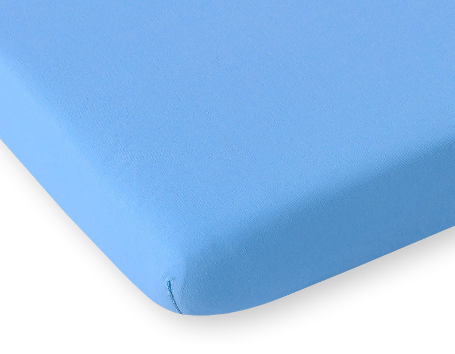 Sheet made of cotton jersey 120x60cm - Blue