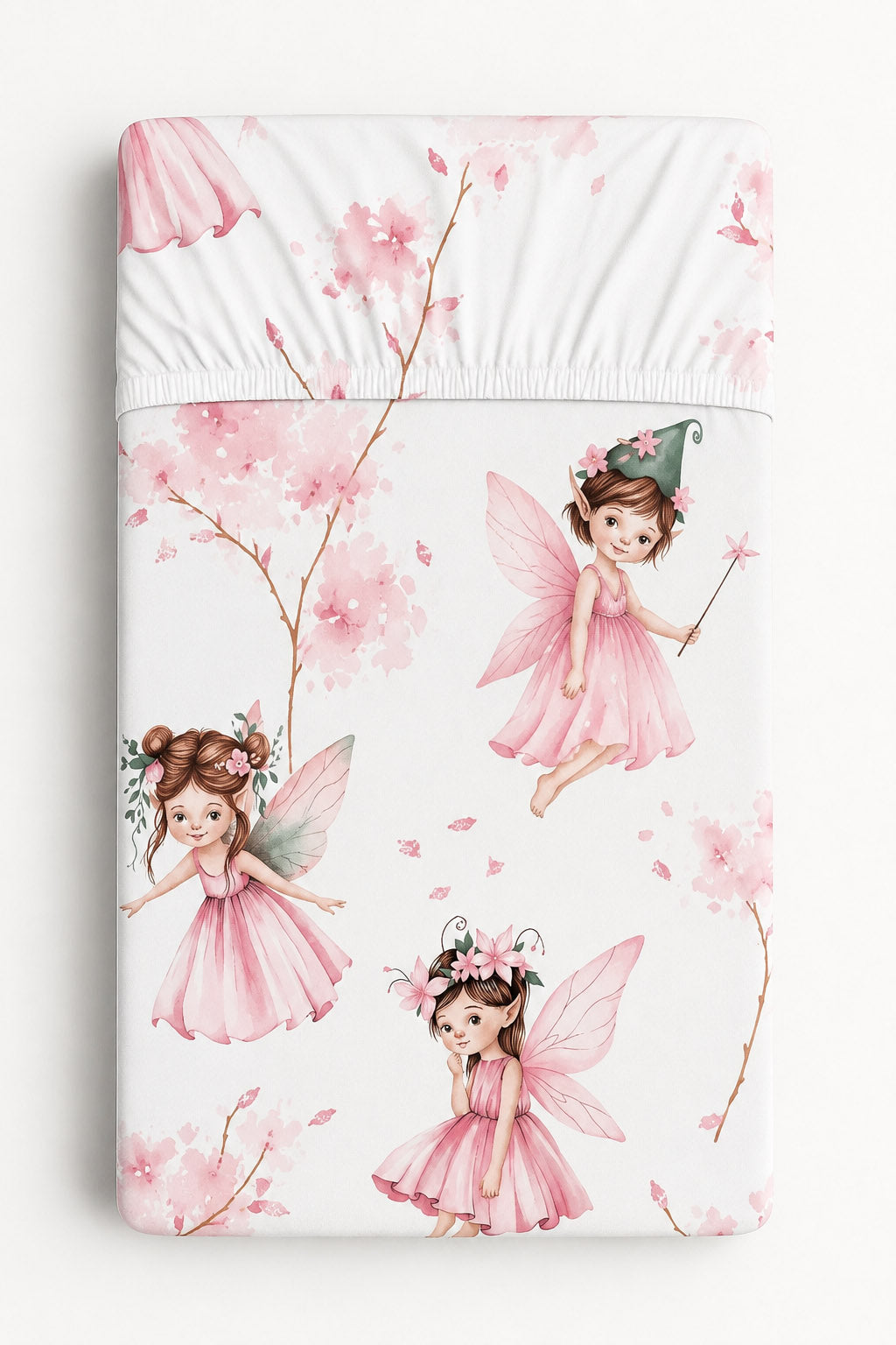 Sheet made of cotton 120x60cm - Blossom Fairies