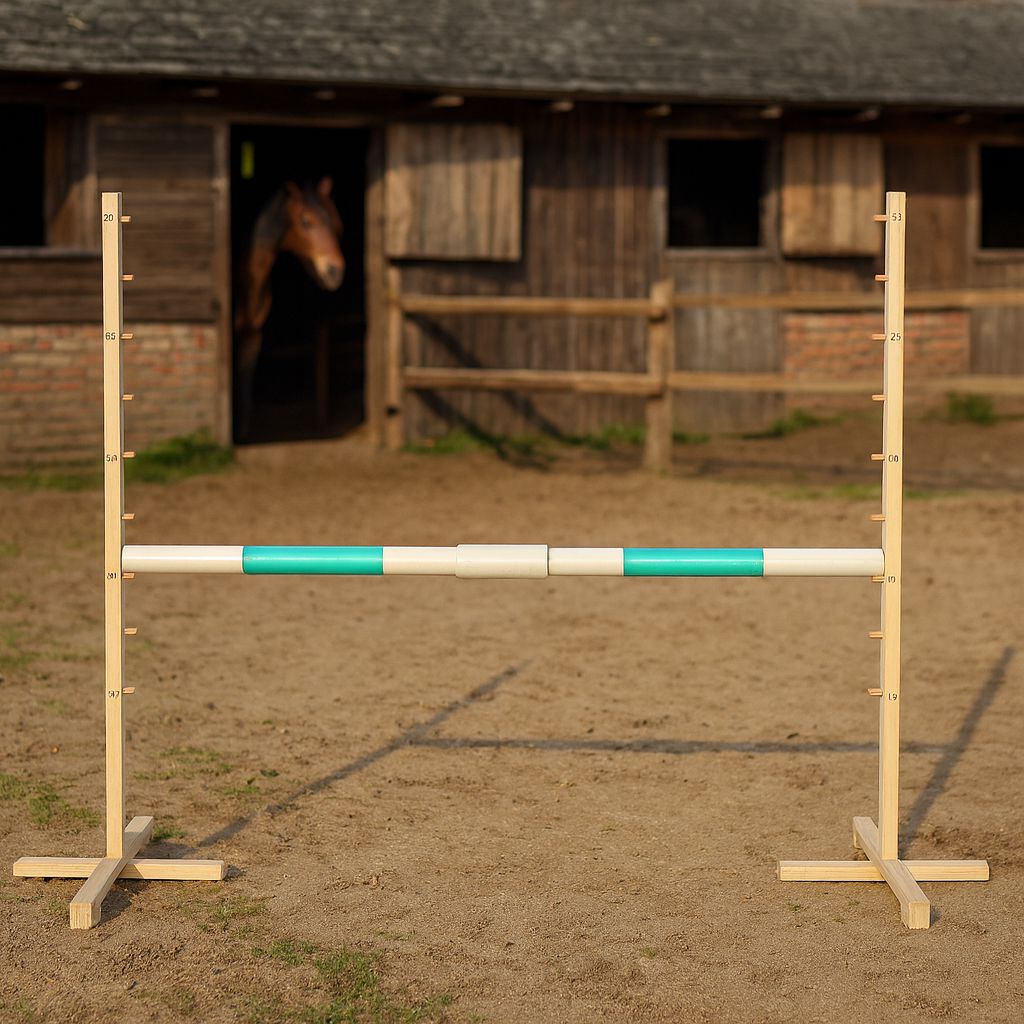 Jumping obstacle for Hobby Horse 160 cm, h-120cm, beam mint