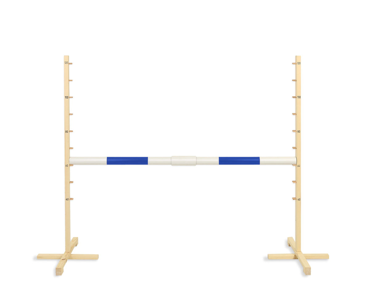 Jumping obstacle for Hobby Horse 160 cm, h-120cm, beam blue