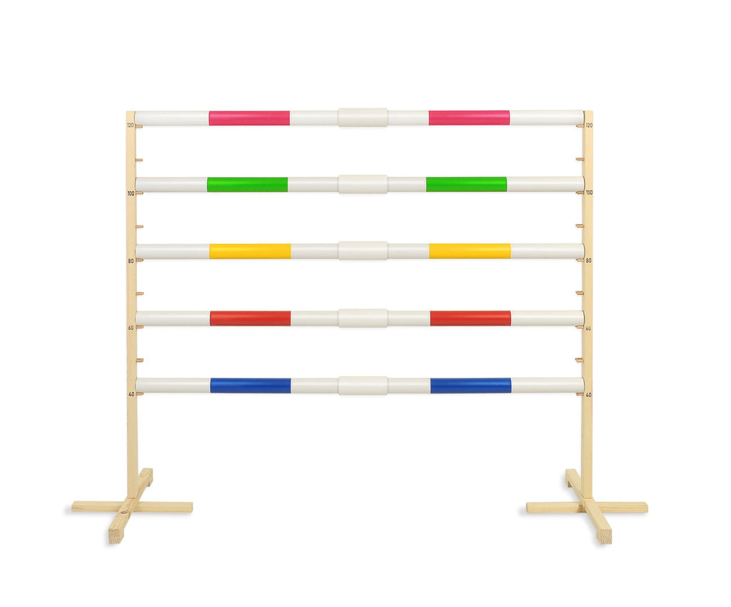 Jumping obstacle for Hobby Horse 160 cm, h-120cm, beam green
