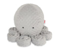 Cuddly octopus big - gray - polka dot minky