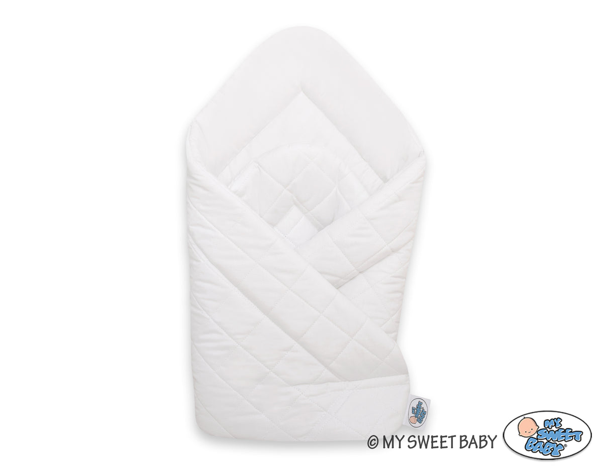 Baby nest quilted - white
