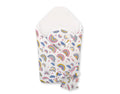 Baby nest 2in1 with stiffening with bow - rainbow