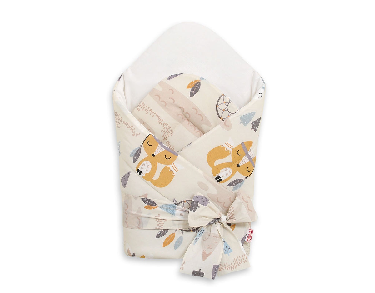Baby nest 2in1 with stiffening with bow - little Indians