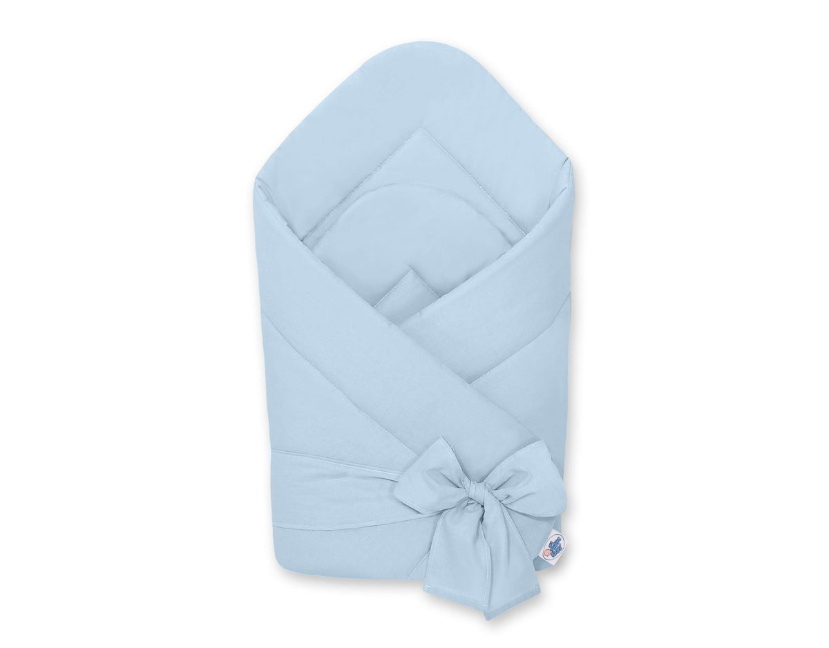 Baby nest with bow - blau