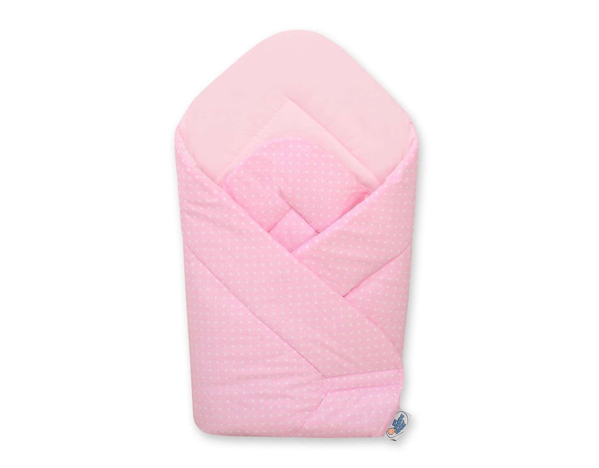 Baby nest - Bear with bow pink