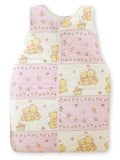 Cotton sleeping bag for children, size M, 6-12 months, TOG 2.5, all-season, pink plush toys