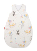 Cotton sleeping bag for children, size M, 3-12 months, TOG 2.5, all-season - balloons