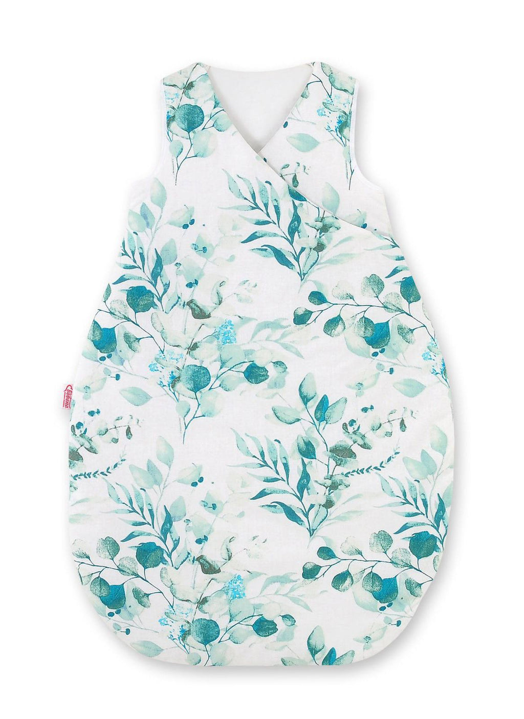 Cotton sleeping bag for children, size M, 3-12 months, TOG 2.5, all-season - eucaliptus mint