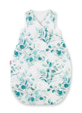 Cotton sleeping bag for children, size M, 3-12 months, TOG 2.5, all-season - eucaliptus mint