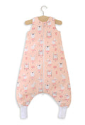 Cotton Baby Sleeping Bag with legs Warm and Cozy L 9-24 months TOG 2.5 - ballerina bunnies