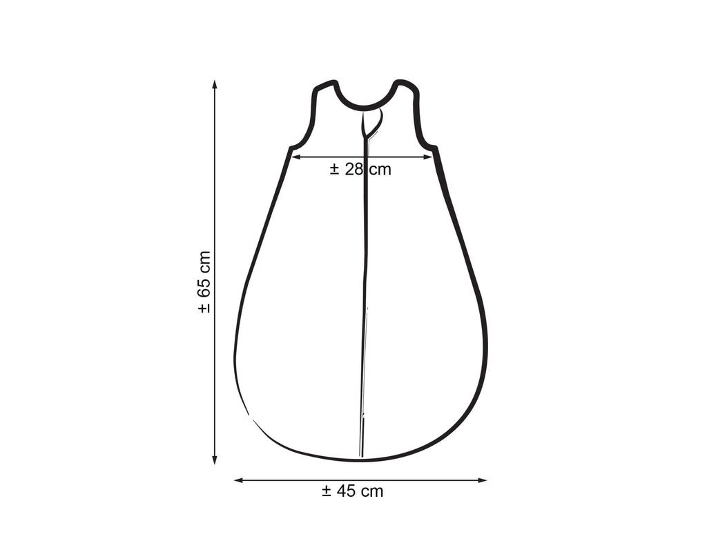 Muslin baby sleeping bag 0-6 months S for summer TOG 1.0 - camel