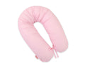 Cotton pillowcase for pregnancy pillow Longer - Dots on pink