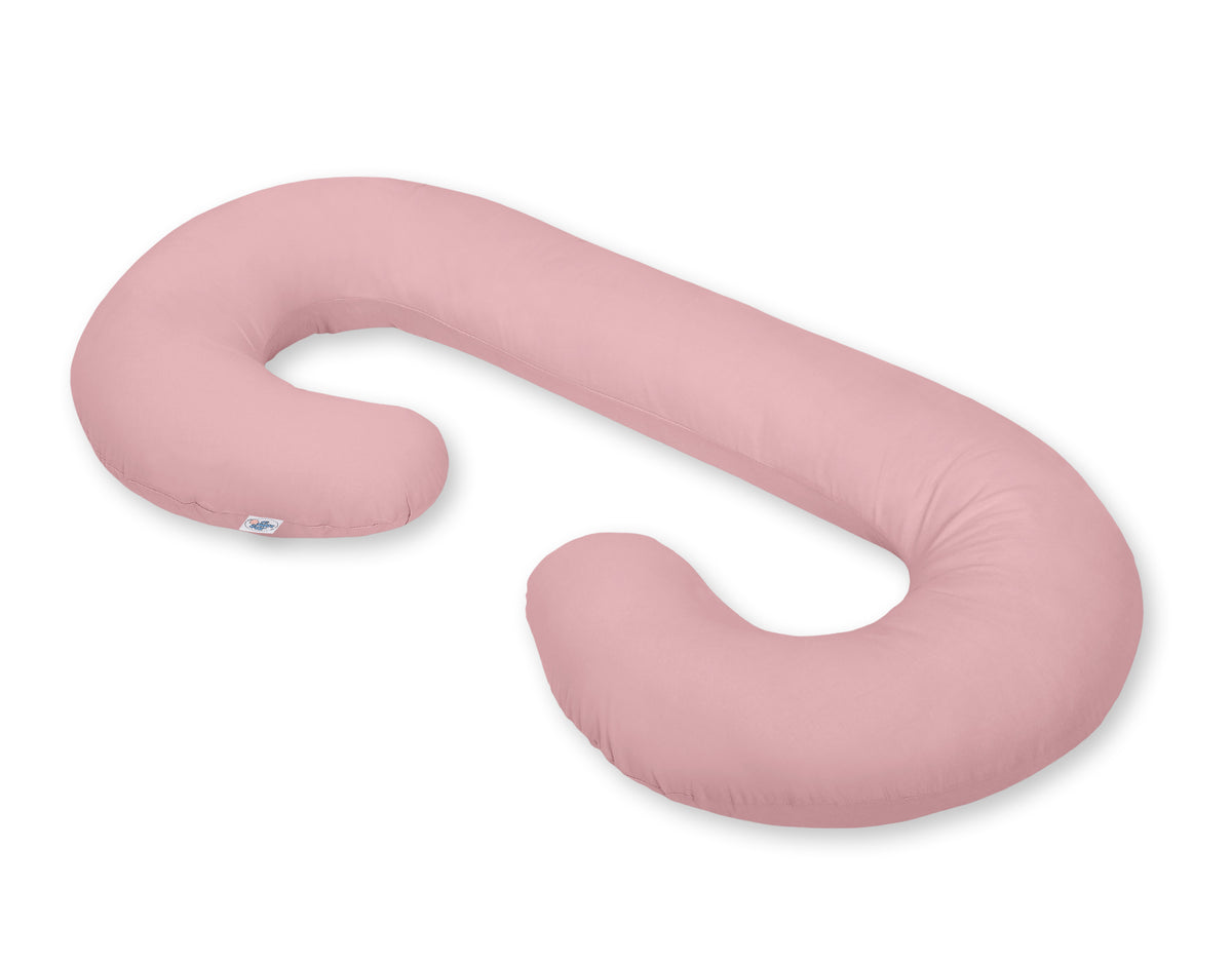 Maternity Support Pillow C, removable pillowcase - pastel pink
