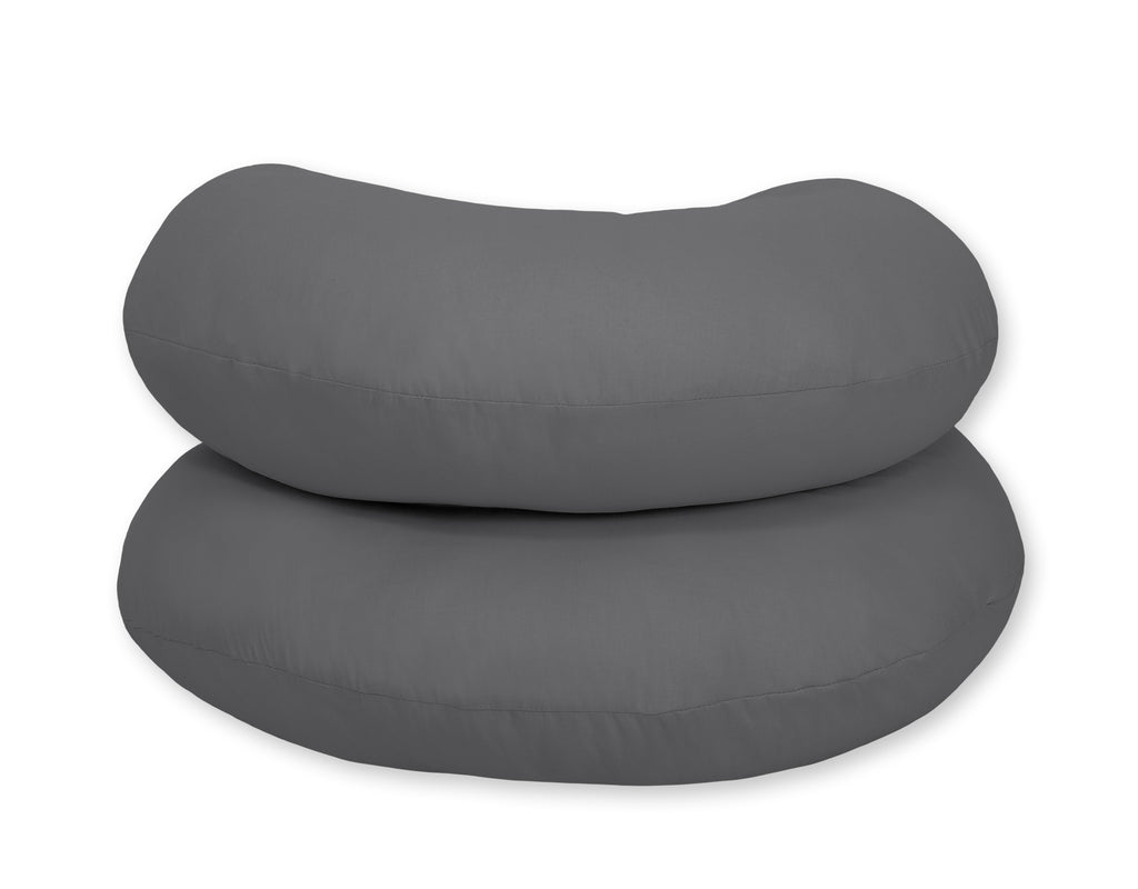 Cotton pillowcase for pregnancy Pillow C - anthracite