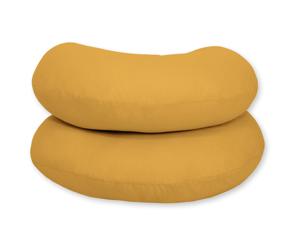 Cotton pillowcase for pregnancy Pillow C - honey yellow