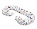 Cotton pillowcase for pregnancy Pillow C - navy blue bears
