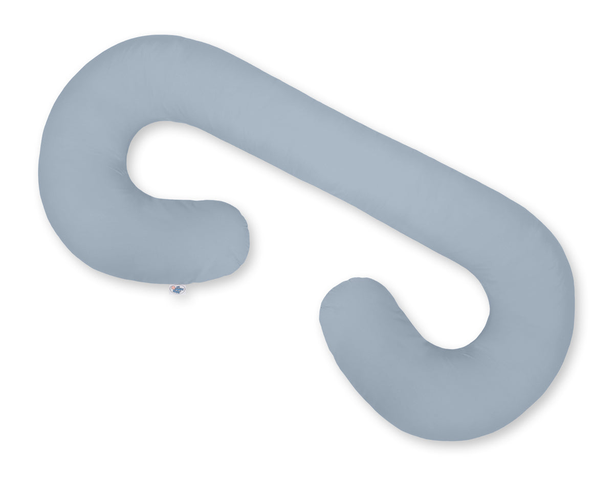 Maternity Support Pillow C, removable pillowcase - pastel blue