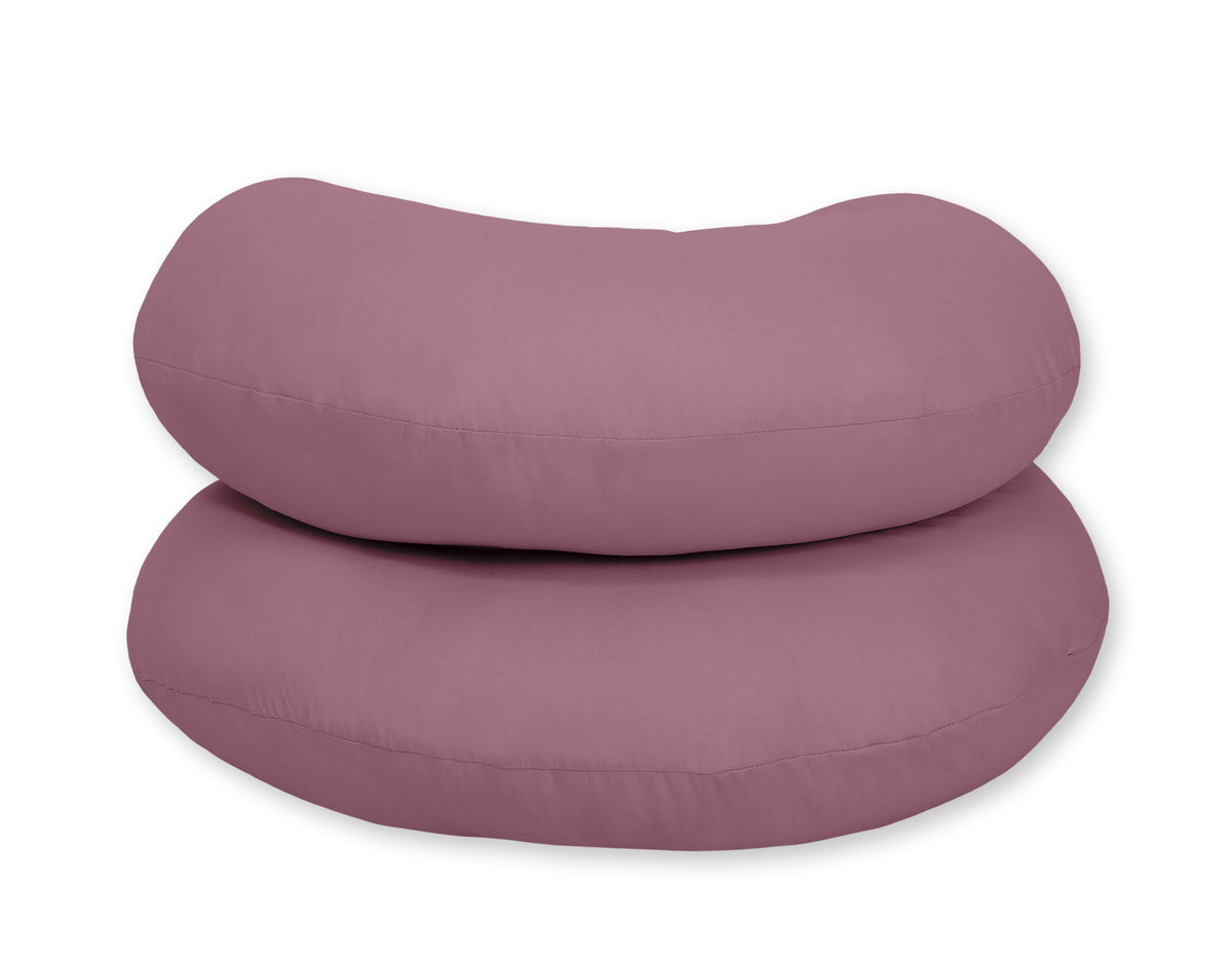 Maternity Support Pillow C, removable pillowcase - pastel violet