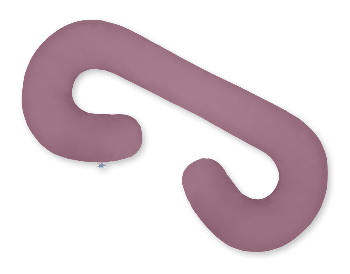 Cotton pillowcase for pregnancy Pillow C - pastel violet